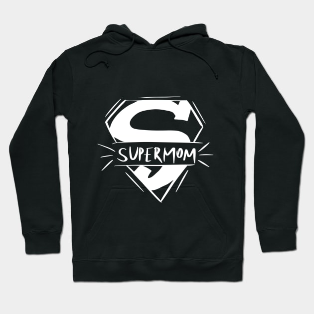 Super mom gift Hoodie by ISFdraw